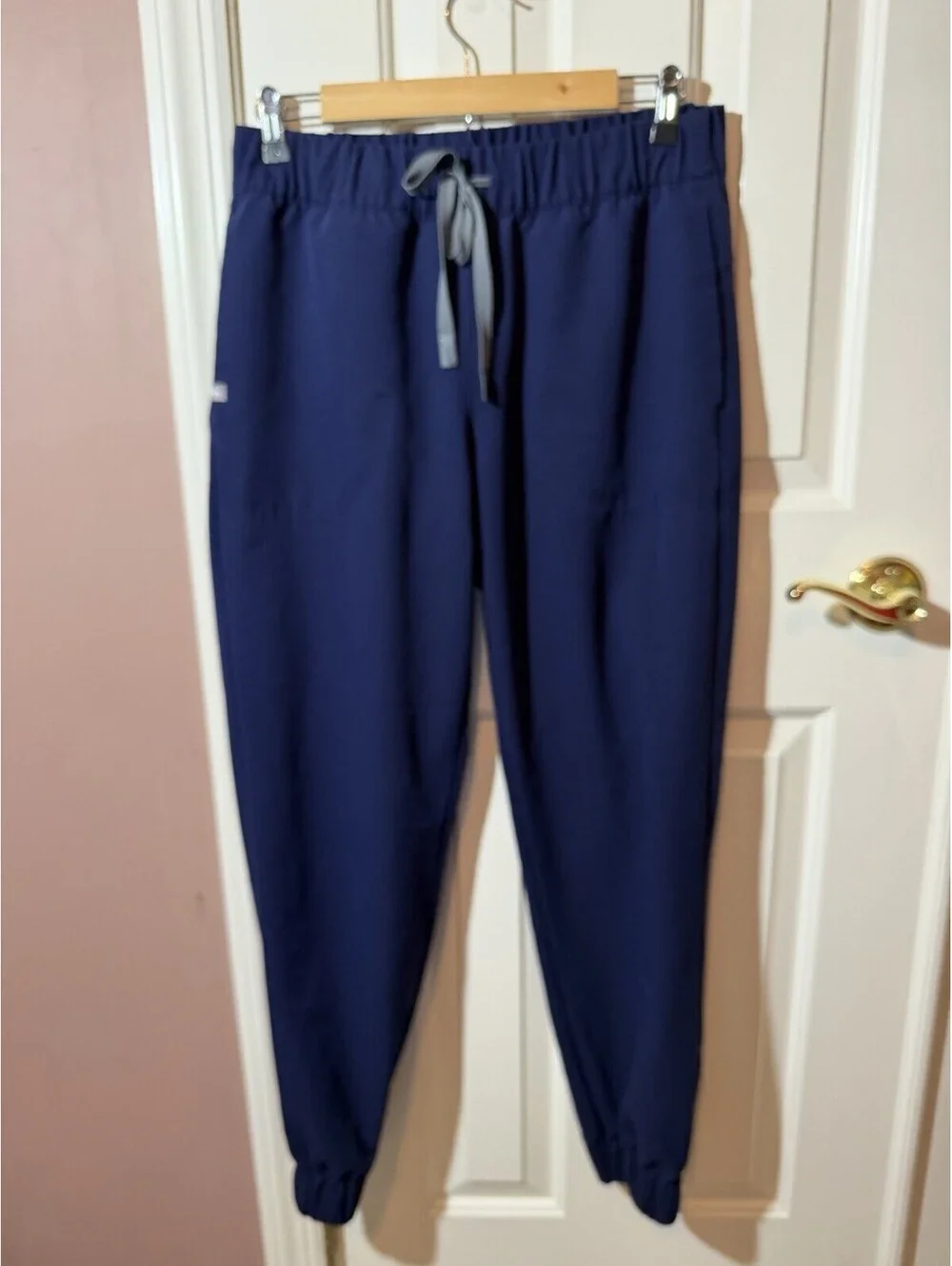 Figs Zamora Jogger Pants Womens Large Navy Scrub Pants PO 1835
